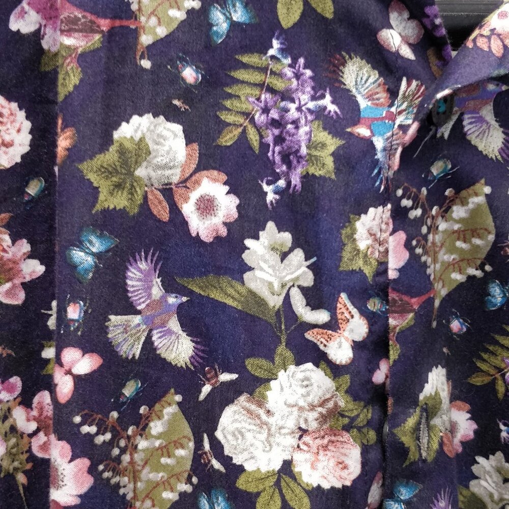 Slim fit patterned button down - Picture 3 of 4